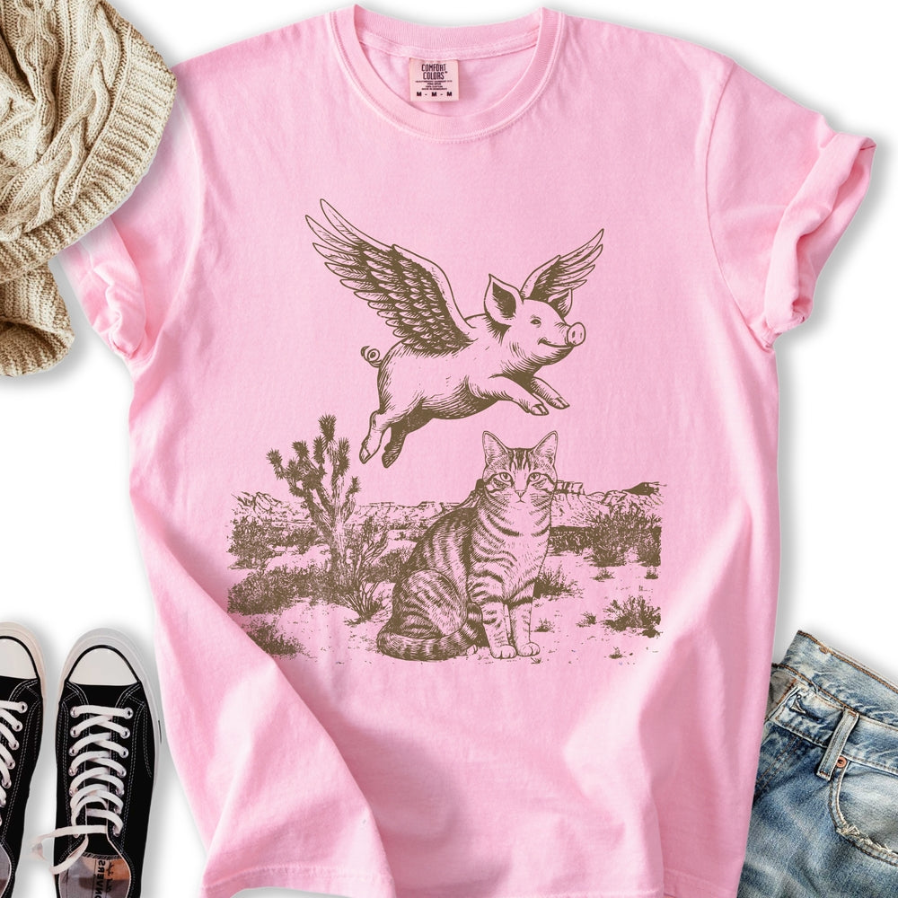 Pigs Fly Relaxed Tee