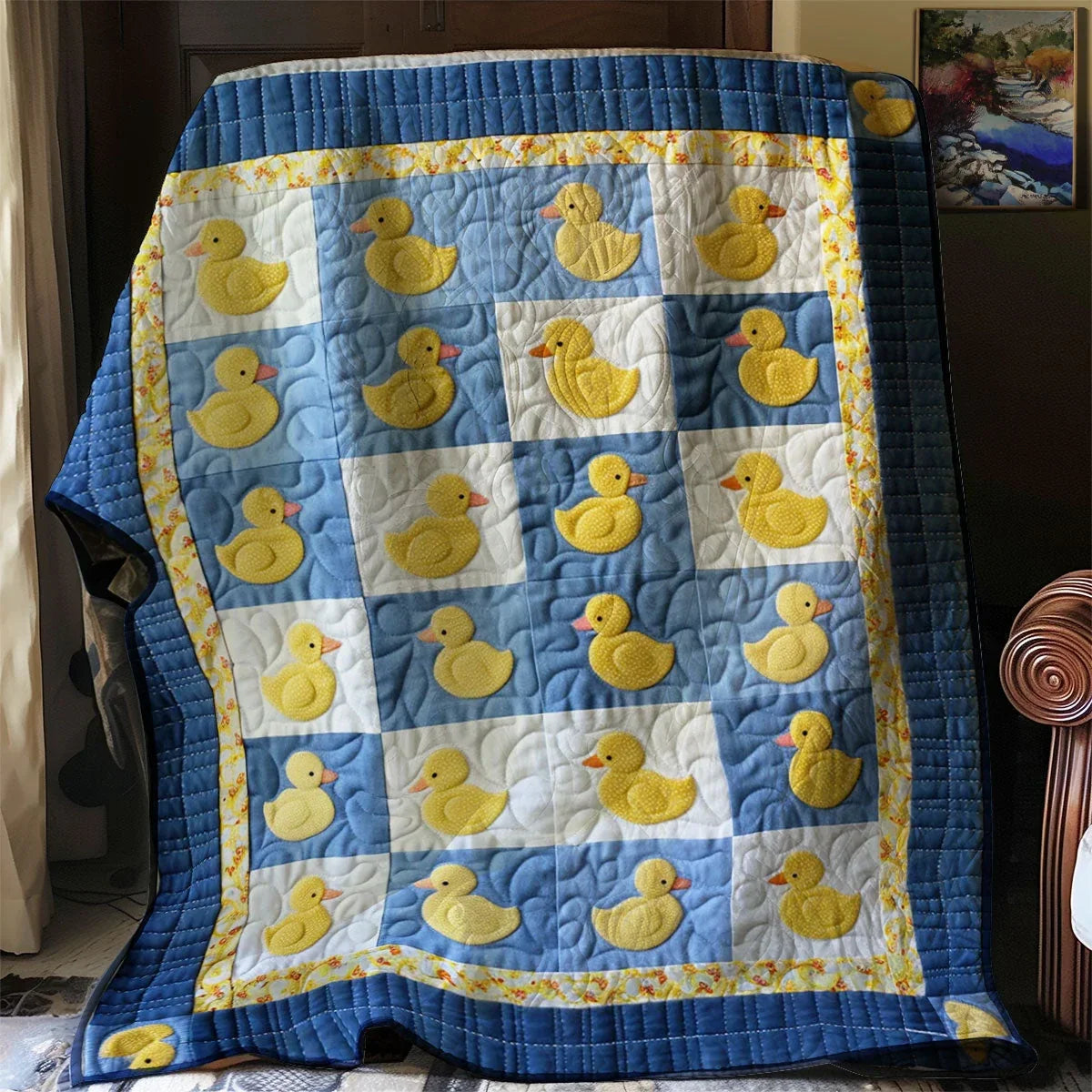 Baby Duck Quilt Blanket