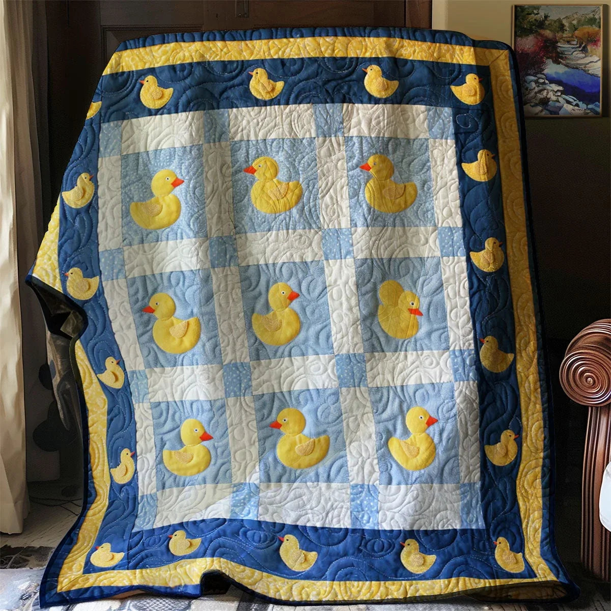 Baby Duck Quilt Blanket