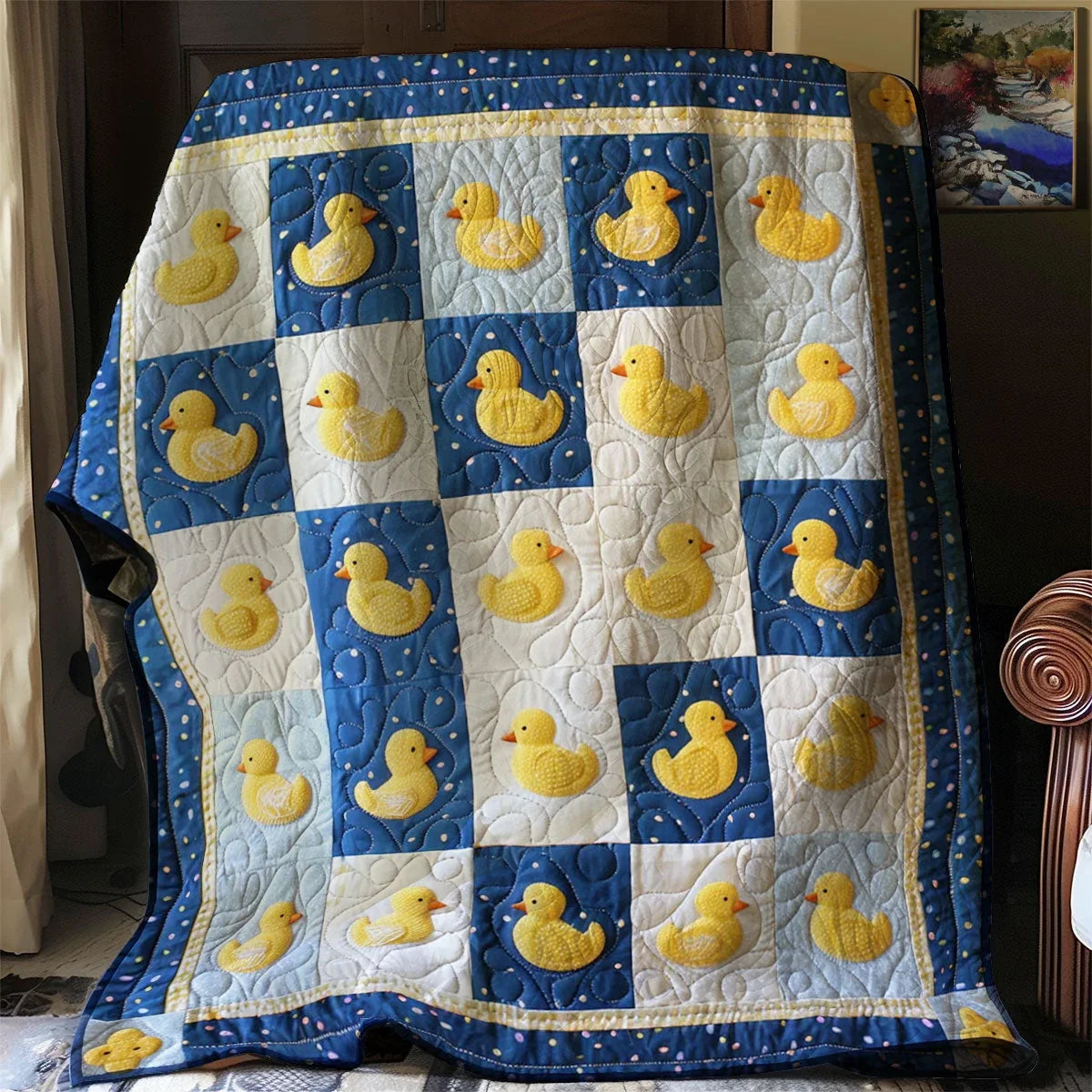Baby Duck Quilt Blanket