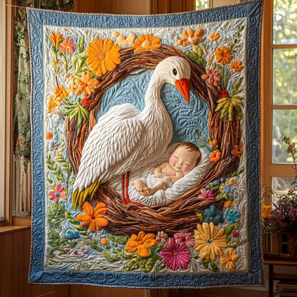Baby's Guardian Quilt Blanket
