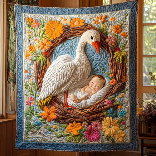 Baby's Guardian Quilt Blanket
