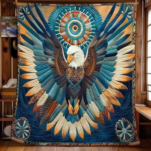 Bald Eagle Spirit Quilt Blanket