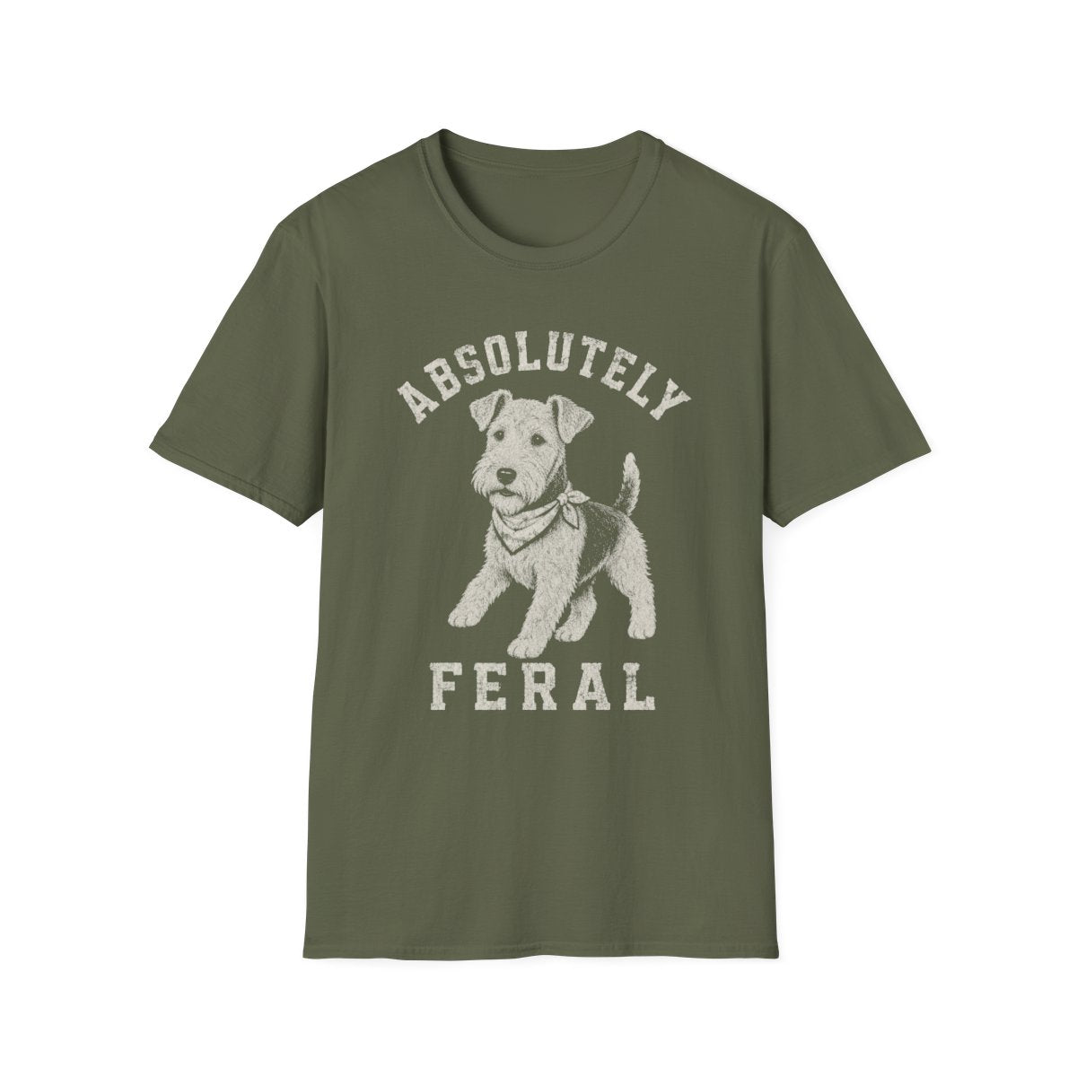 Bandana Airedale Terrier Tee