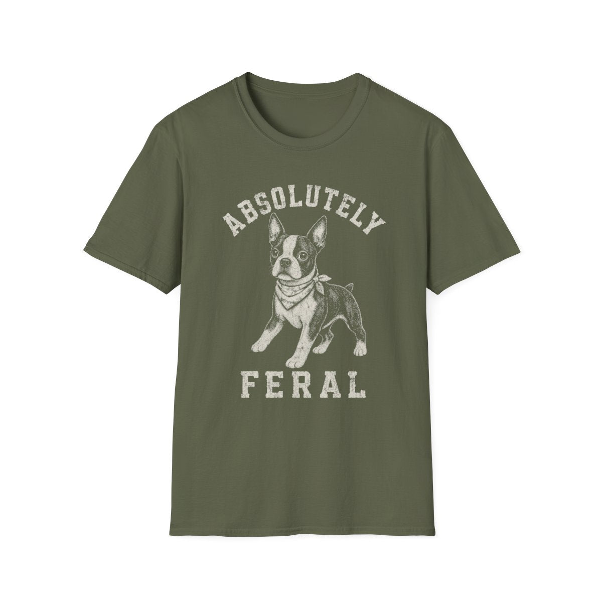 Bandana Boston Terrier Tee