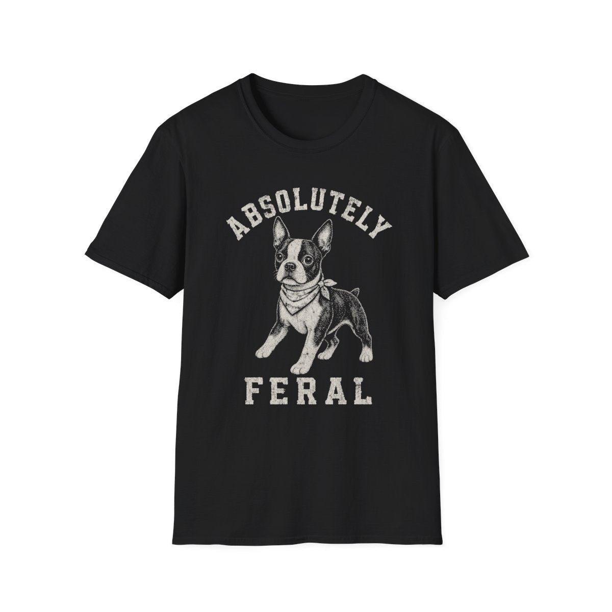 Bandana Boston Terrier Tee