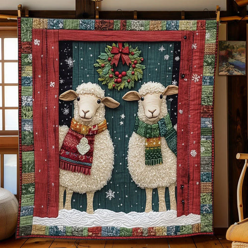 Barn Sheep Quilt Blanket