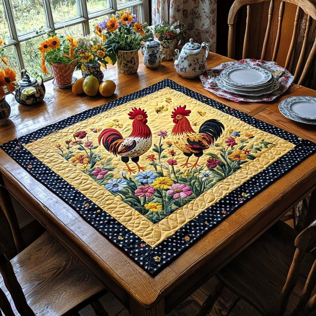 Barnyard Bliss Quilted Table Topper