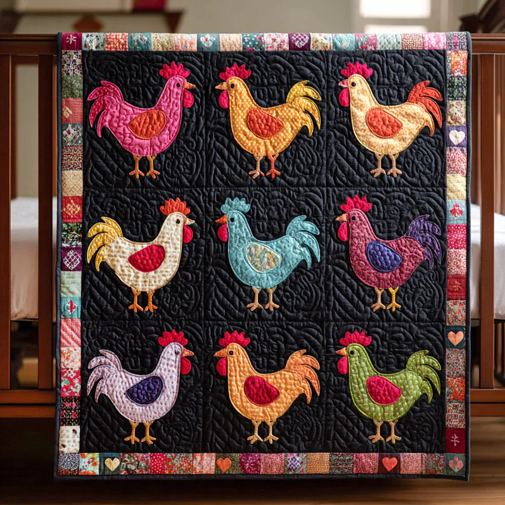 Barnyard Pride Quilt Blanket - Quilted Blanket by Wild and Way