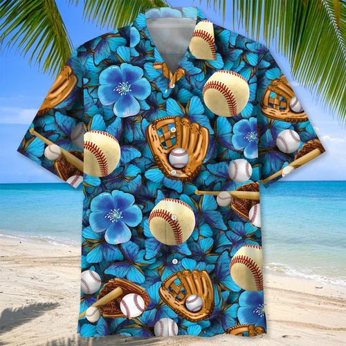 Baseball Gloves Hawaiian Shirt - S - hawaiian shirt