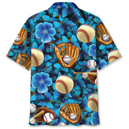 Baseball Gloves Hawaiian Shirt - XL - hawaiian shirt