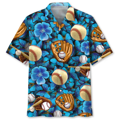 Baseball Gloves Hawaiian Shirt - 2XL - hawaiian shirt