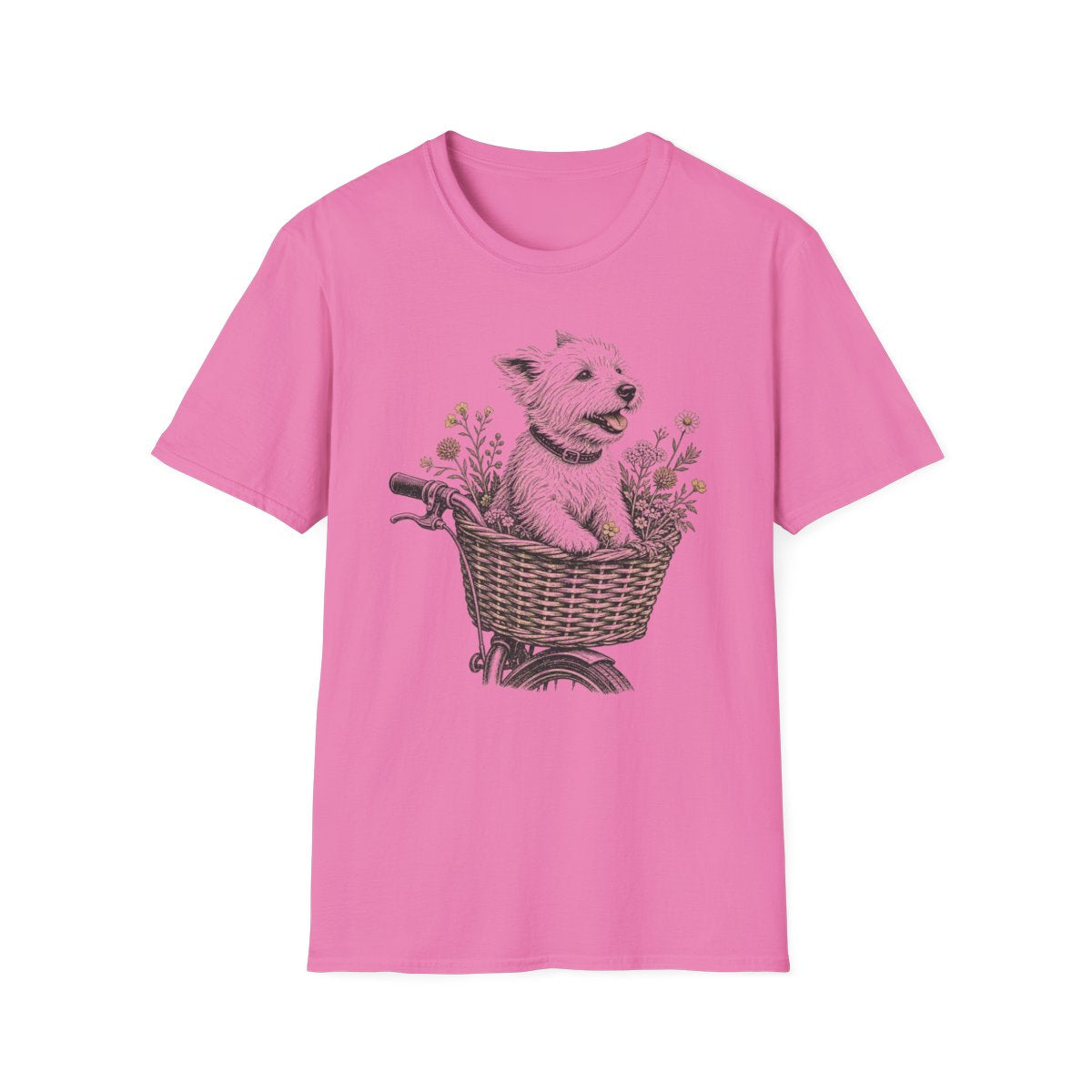 Basket Ride Westie Tee