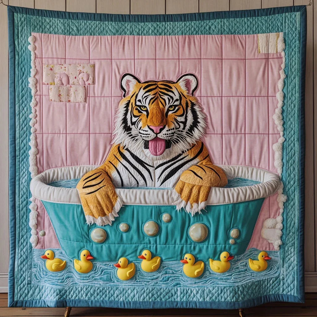 Bathtub Playful Quilt Blanket