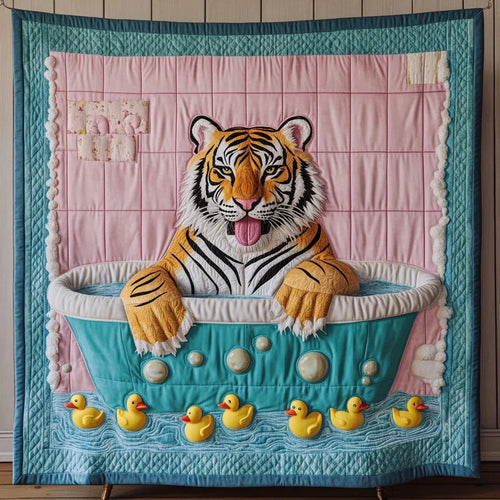 Bathtub Playful Quilt Blanket