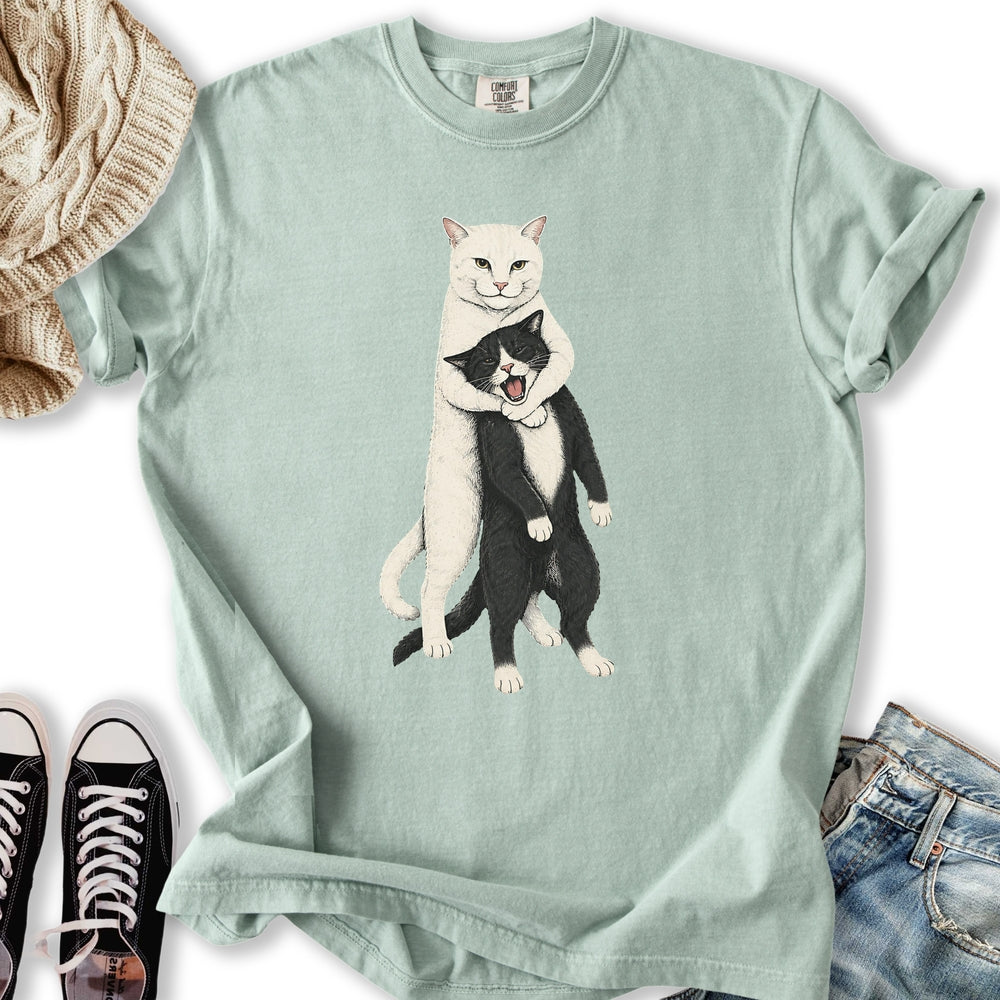 White Cat Headlock Relaxed Tee