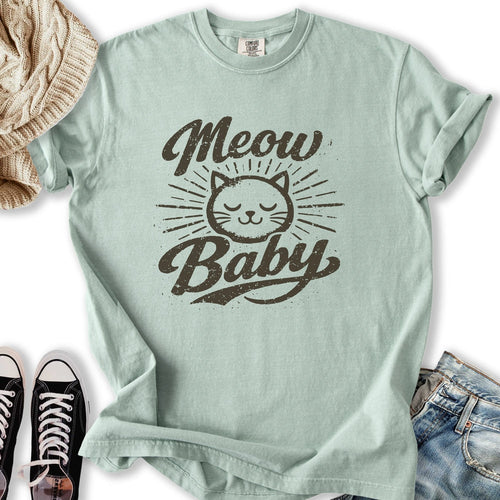Meow Baby Retro Relaxed Tee