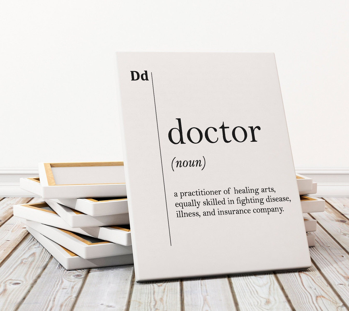Doctor Canvas Art – Medical Wall Art | Doctor Gift Idea | Hospital Decor