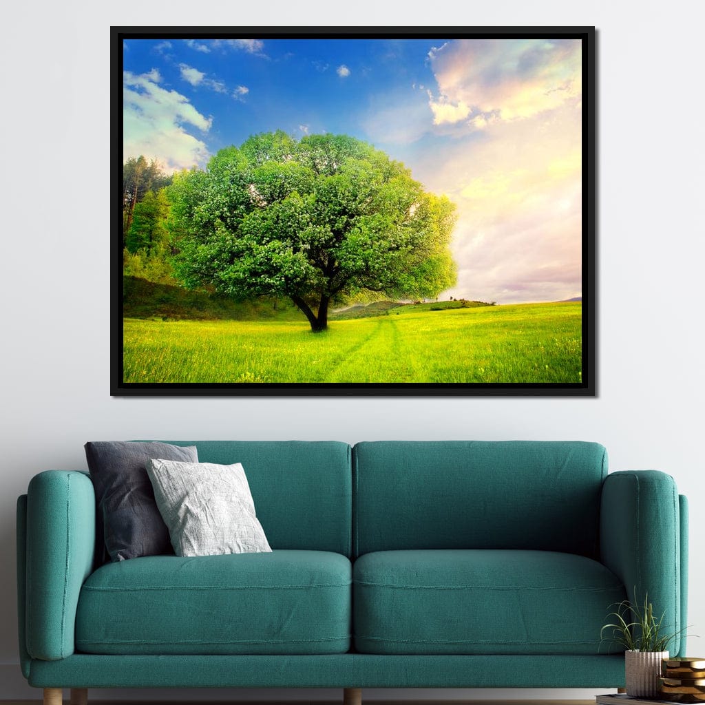 Spring Prairie Canvas Wall Art