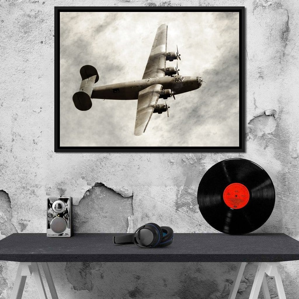 B-24 Bomber Canvas Wall Art