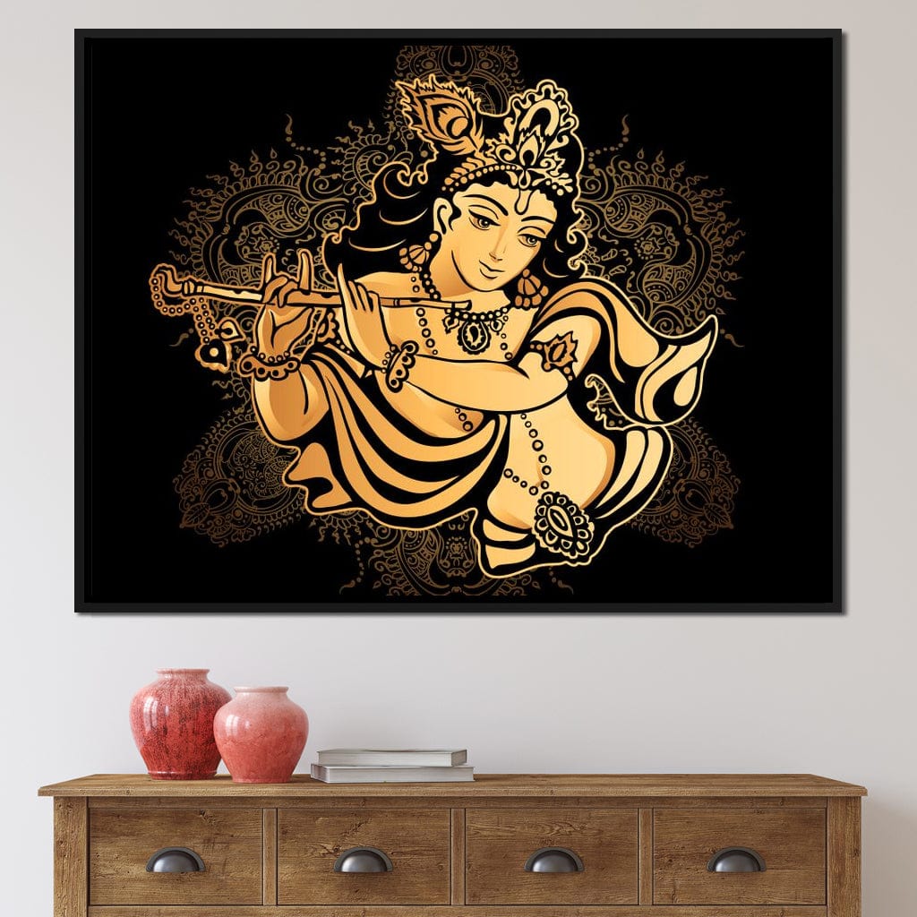 Hare Krishna Canvas Wall Art