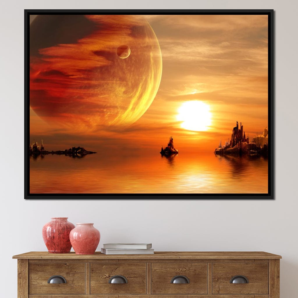 Otherworldly Scenery Canvas Wall Art