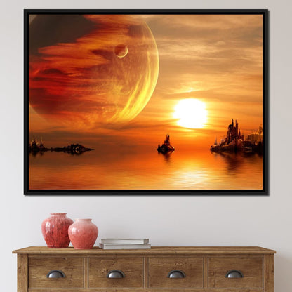 Otherworldly Scenery Canvas Wall Art