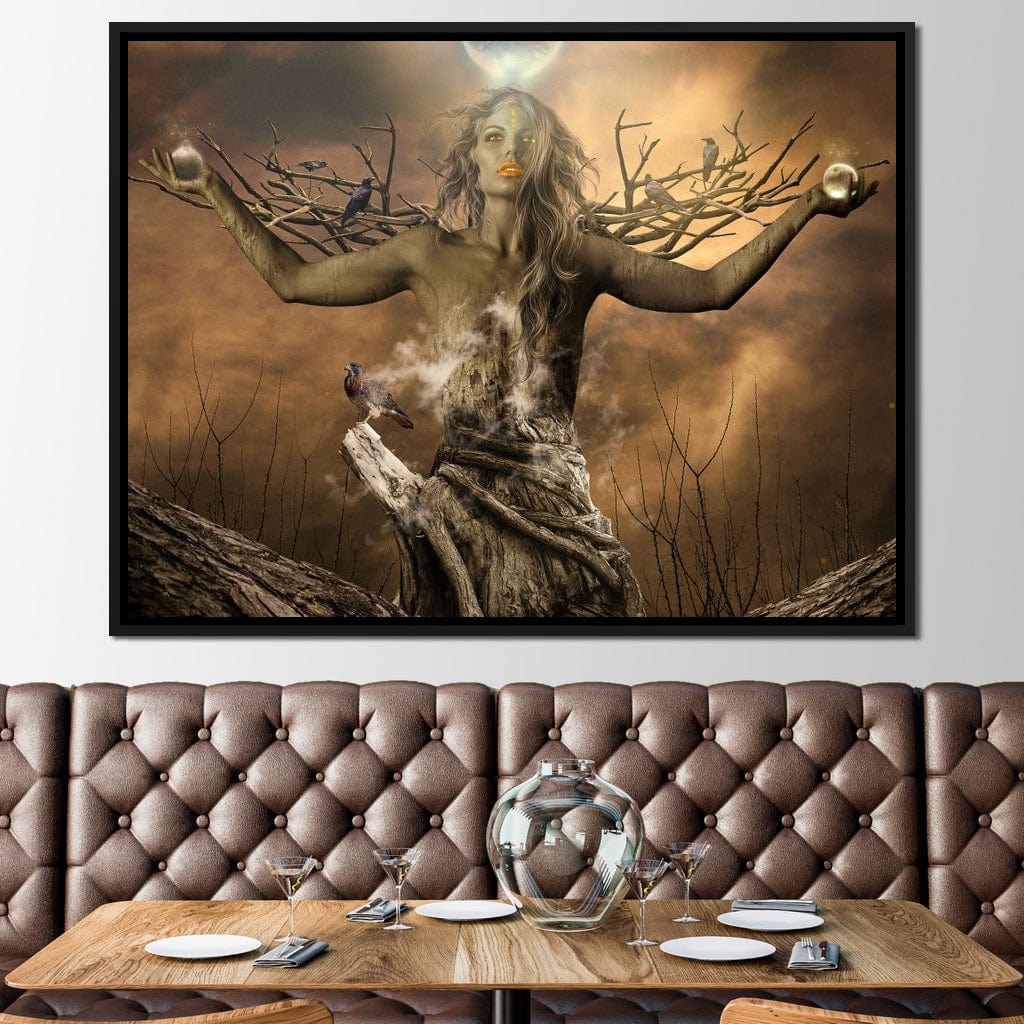 Tree Shaman Canvas Wall Art