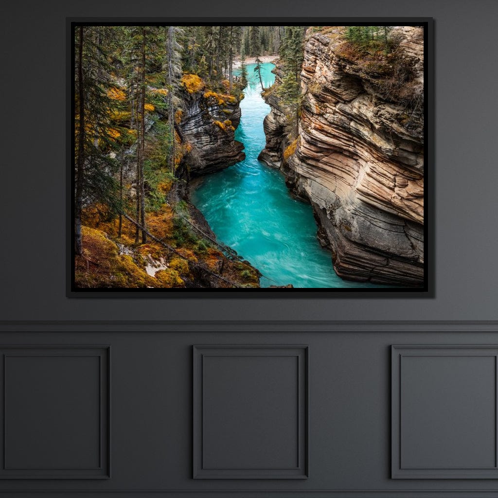 Athabasca Falls Canvas Wall Art
