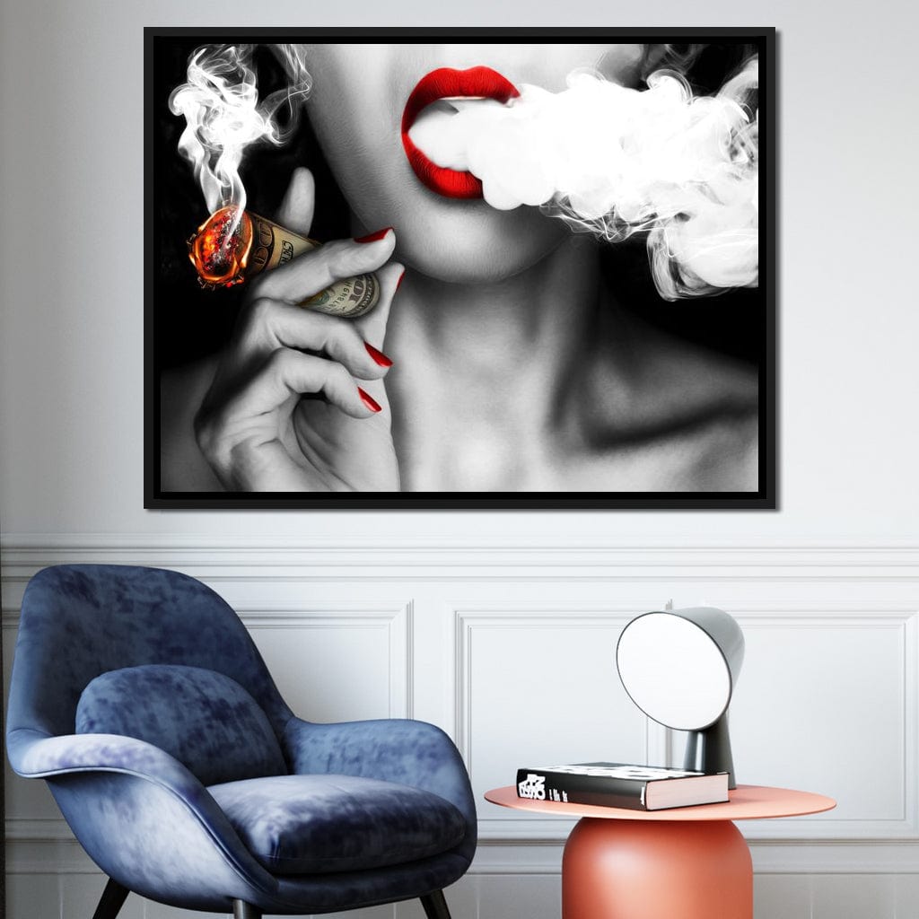 Hustle Never Sleeps Canvas Wall Art
