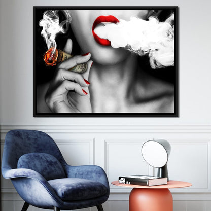 Hustle Never Sleeps Canvas Wall Art