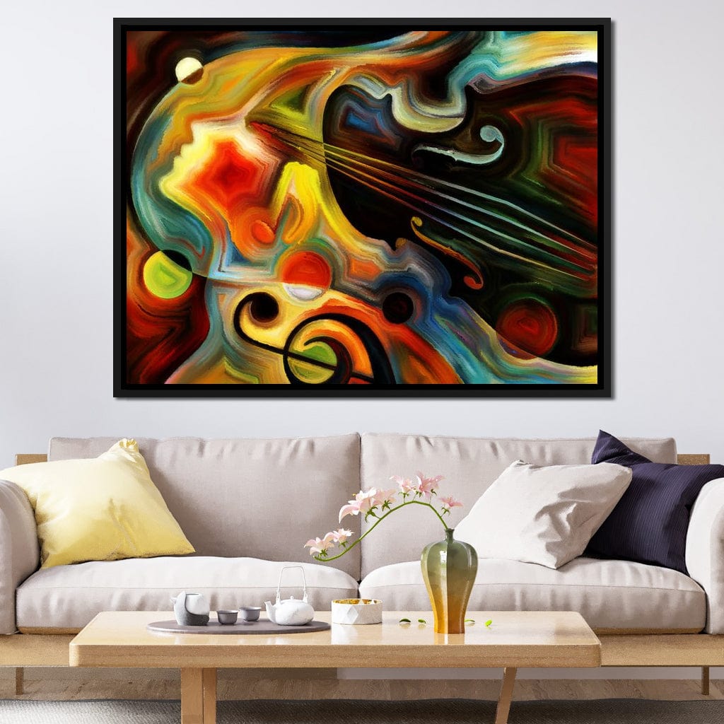 Violin Mind Canvas Wall Art