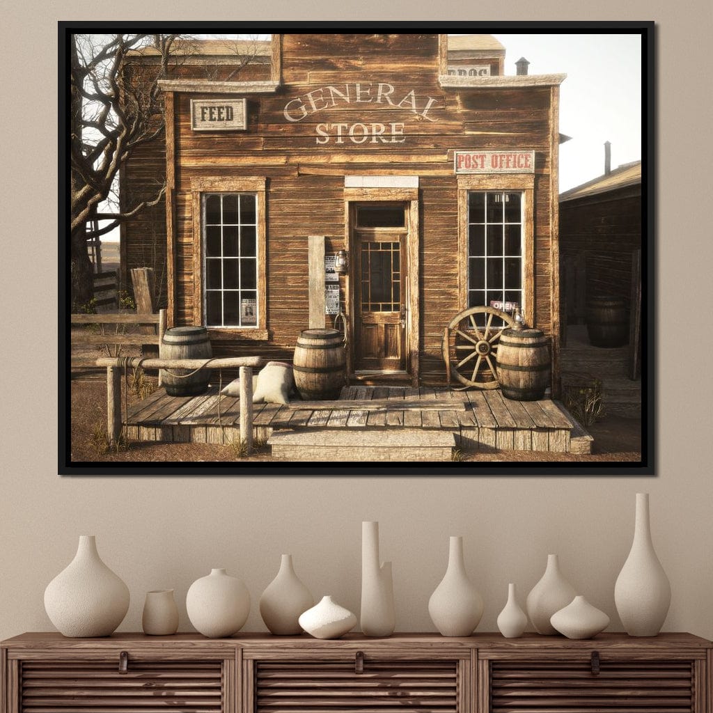 General Store Canvas Wall Art