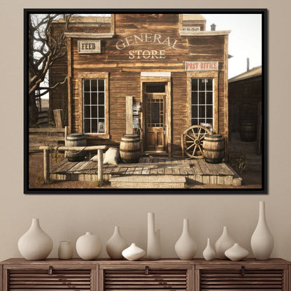 General Store Canvas Wall Art
