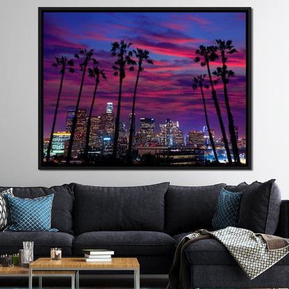 Downtown LA Canvas Wall Art