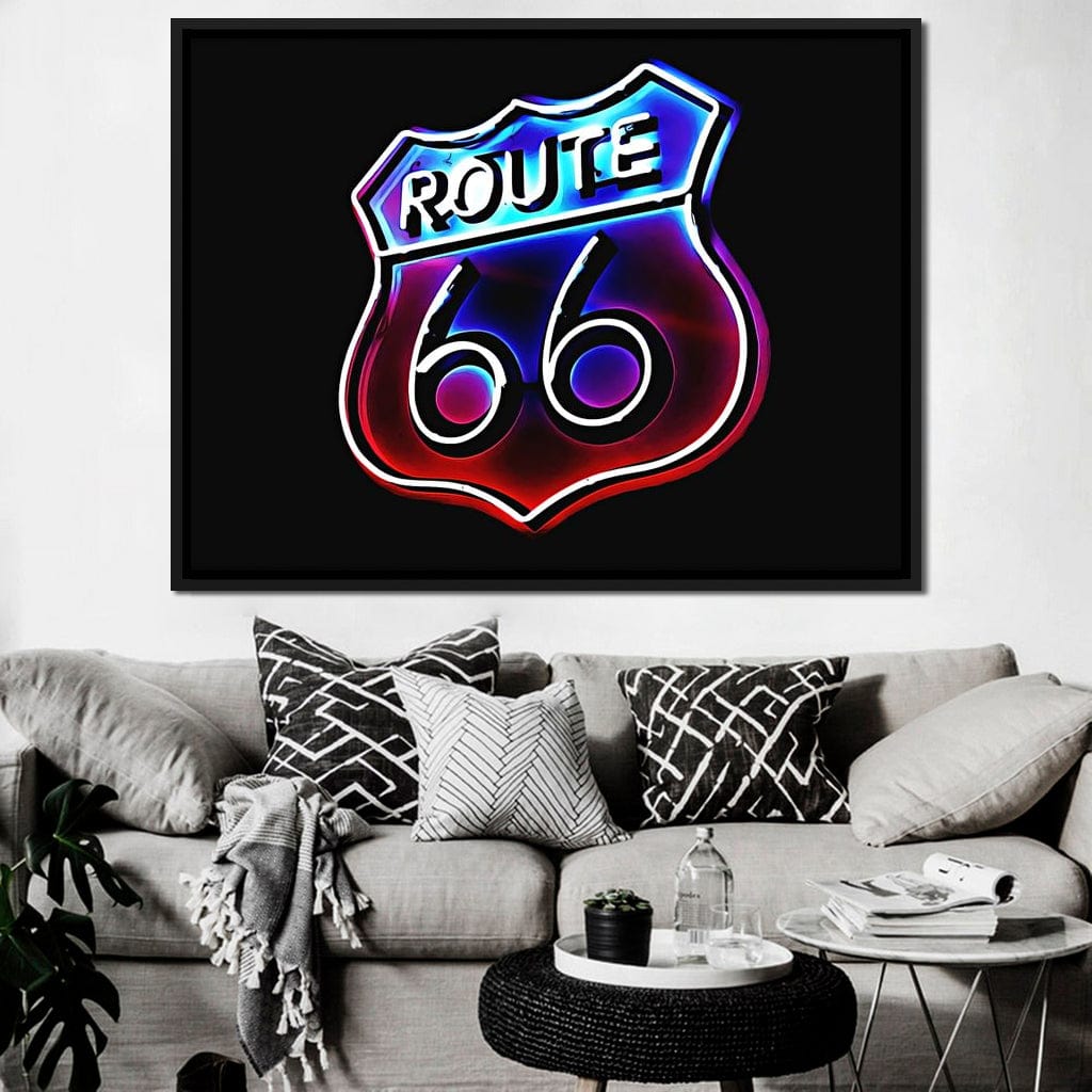 Route 66 Canvas Wall Art