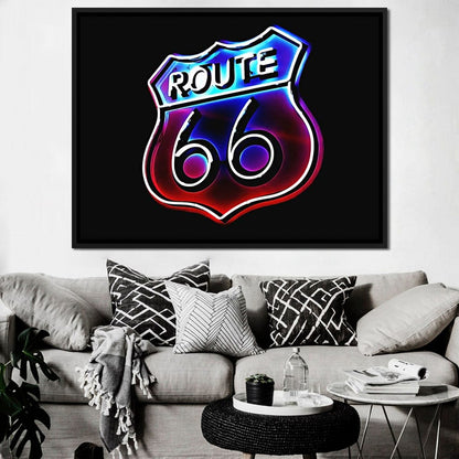 Route 66 Canvas Wall Art