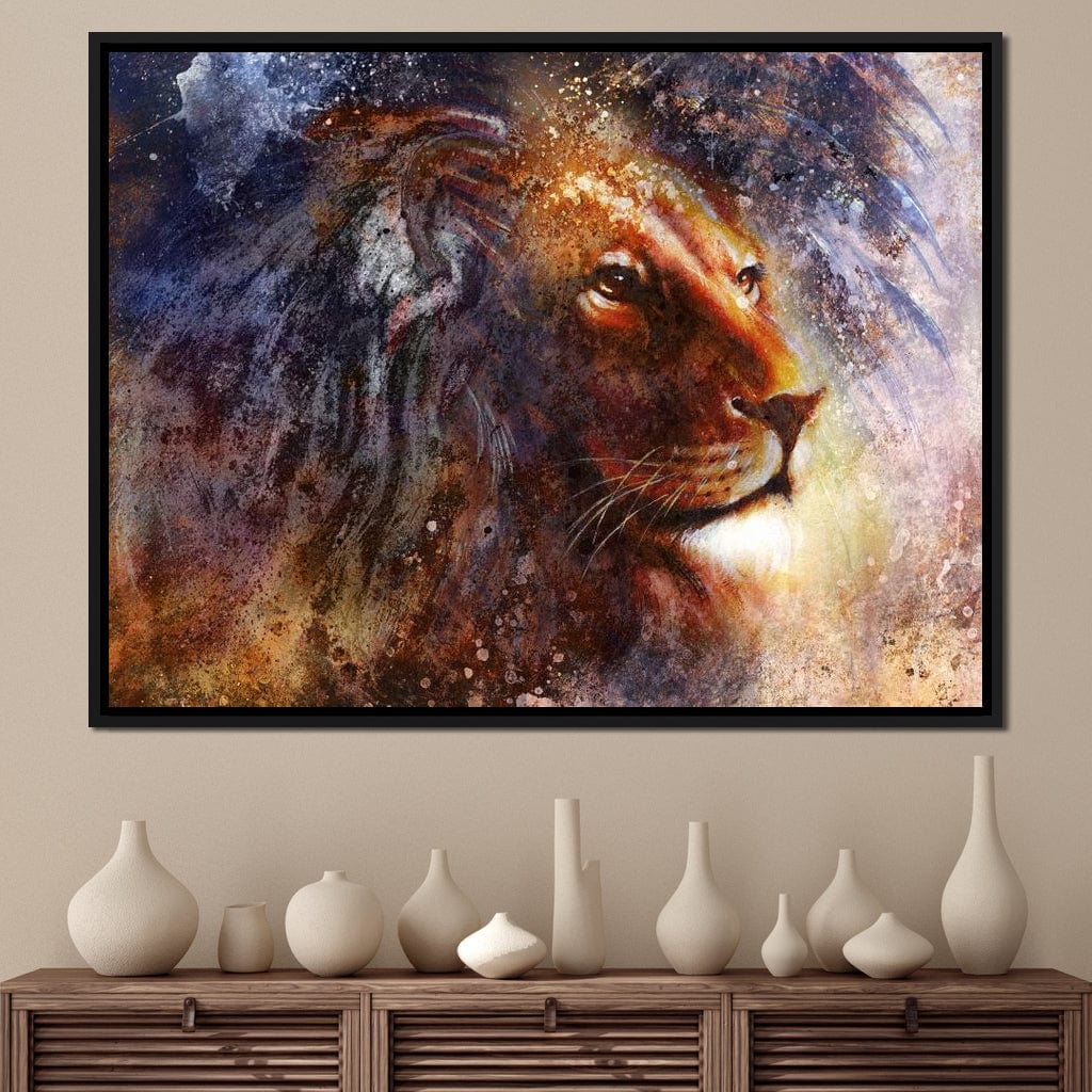 Glory Lion Canvas Wall Art