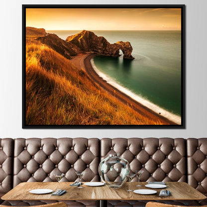 Sunset Beach Canvas Wall Art