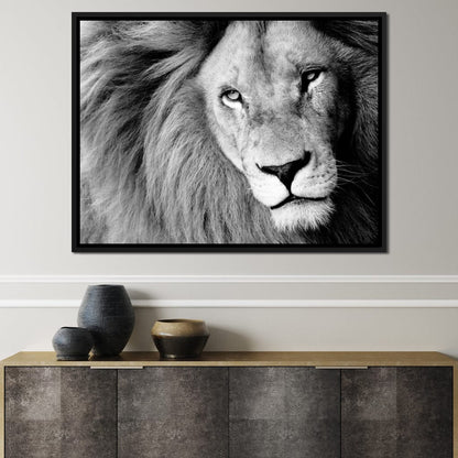 Lion Portrait Canvas Wall Art