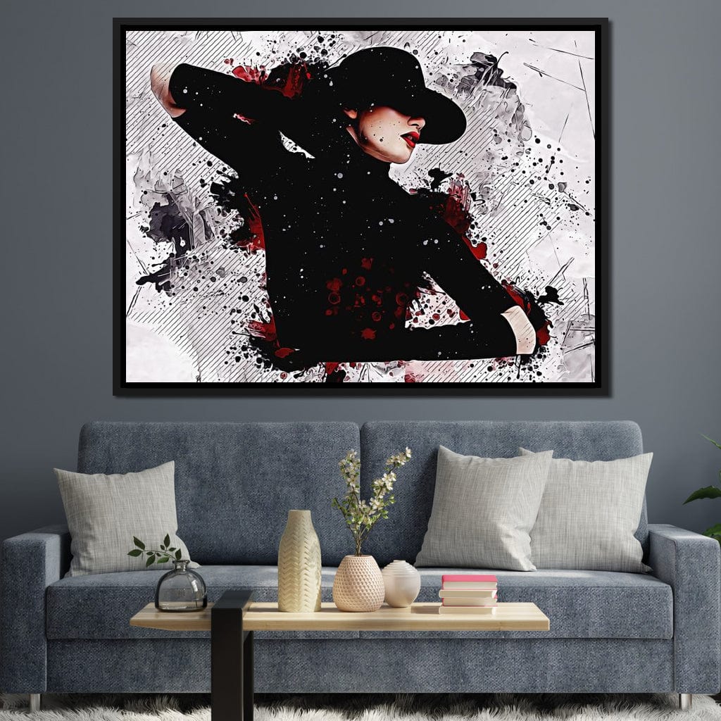 Feminine Elegance Canvas Wall Art