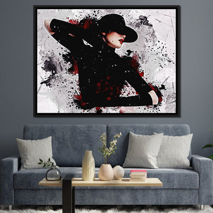 Feminine Elegance Canvas Wall Art