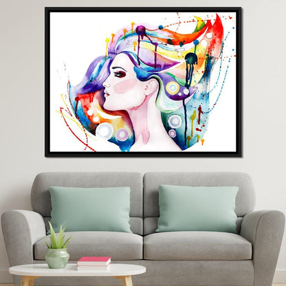 Rosie Portrait Canvas Wall Art