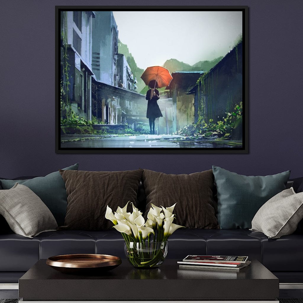 Abandoned Streets Canvas Wall Art