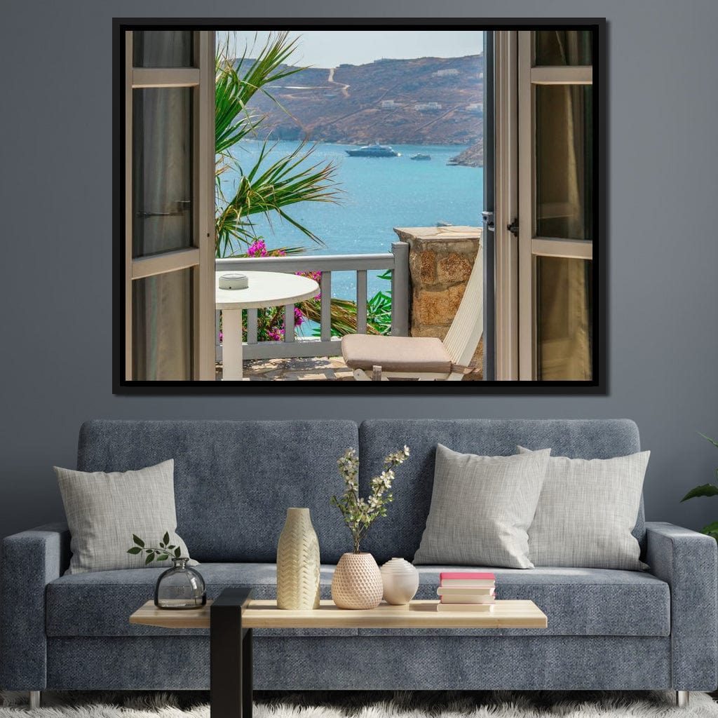 My Mykonos Canvas Wall Art