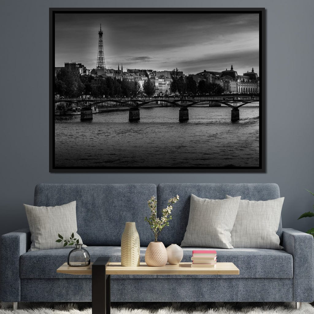 Paris in Black & White 7 Canvas Wall Art