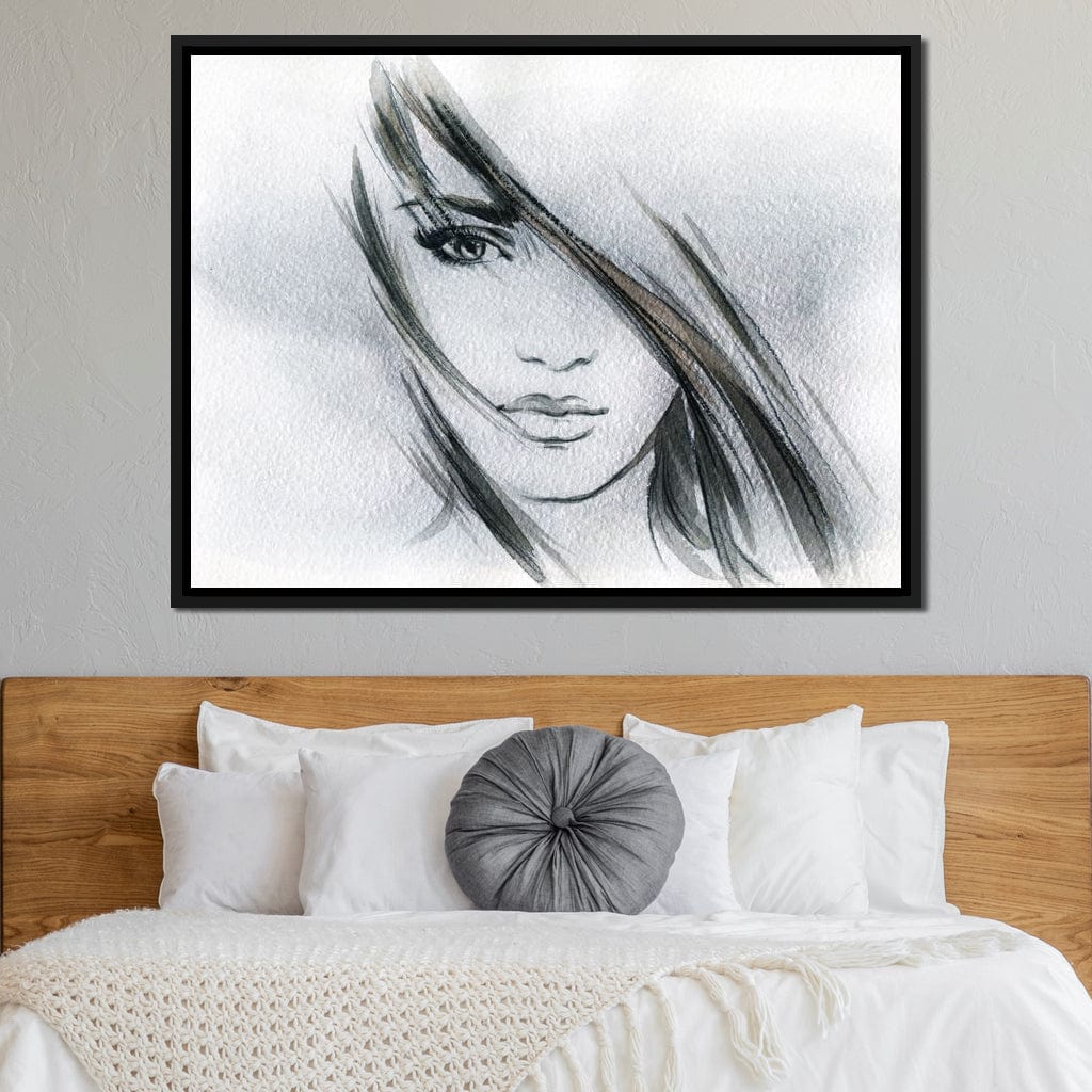 Fanny Portrait Canvas Wall Art