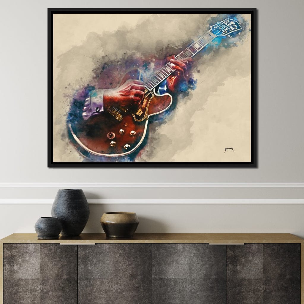 BB King's Guitar Canvas Wall Art