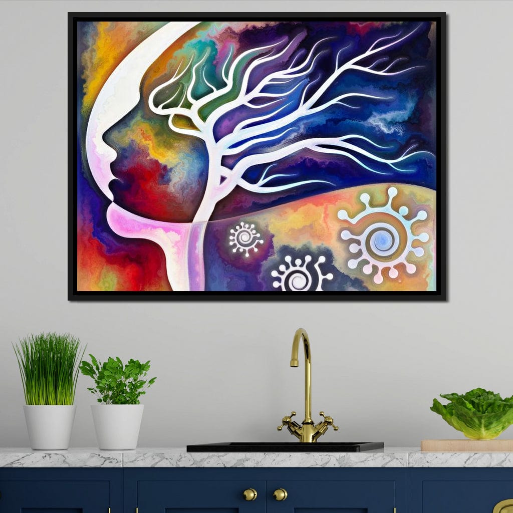 Mind Tree Canvas Wall Art