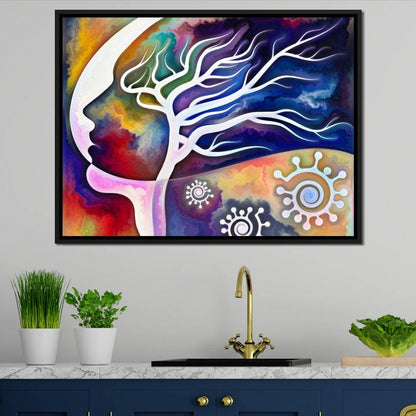 Mind Tree Canvas Wall Art